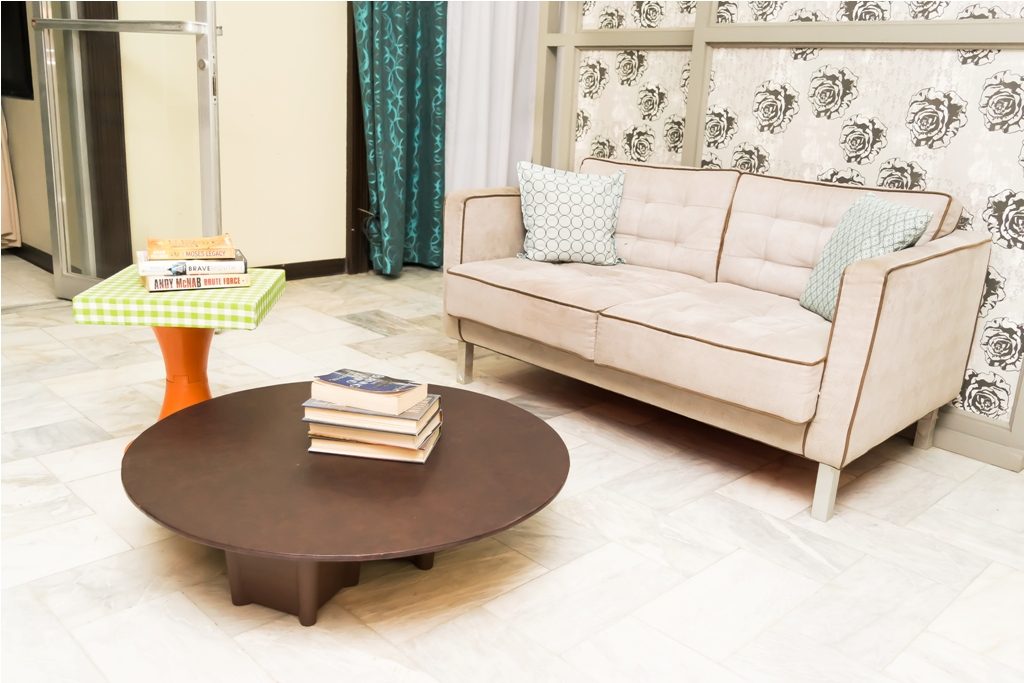 Love seat and coffee table