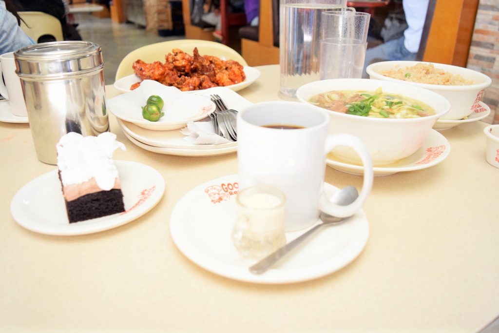 Breakfast at Good Taste restaurant