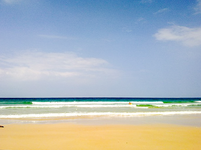 Bintan coast waves
