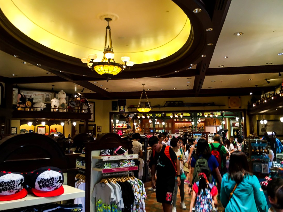 Inside the souvenir shop