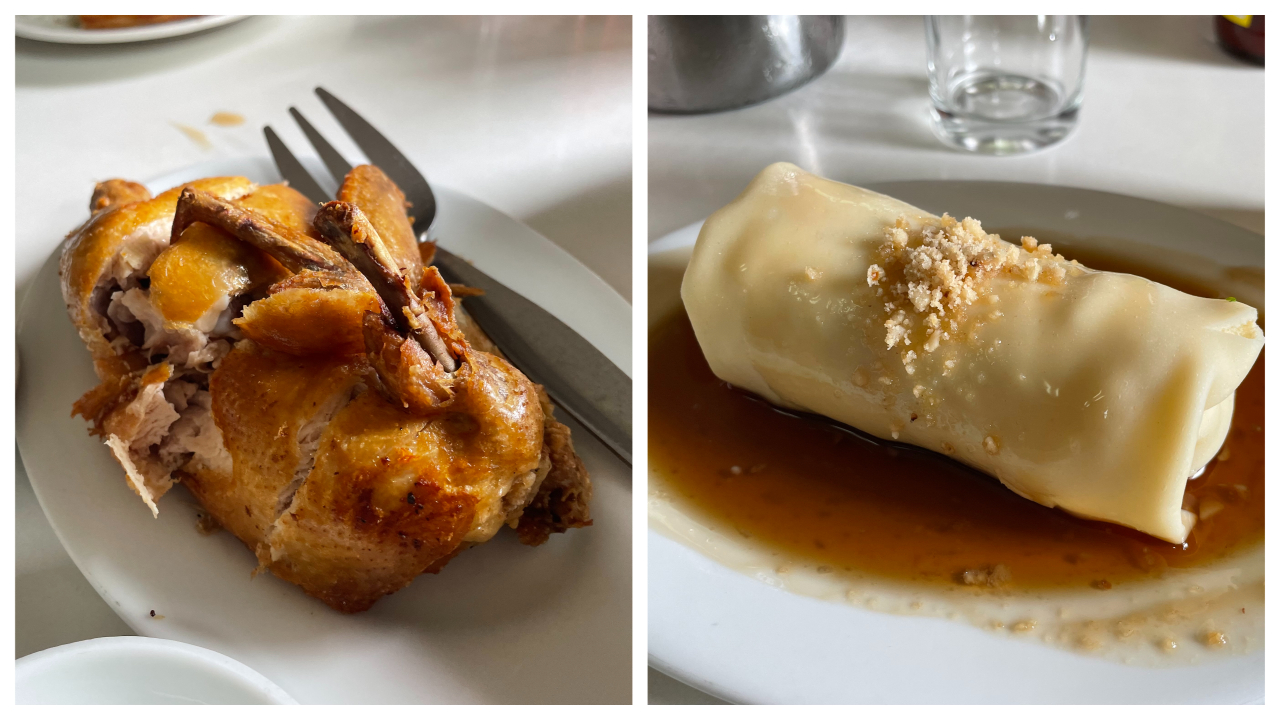 Lolo Claro's Restaurant Fried Chicken and Lumpiang Ubod