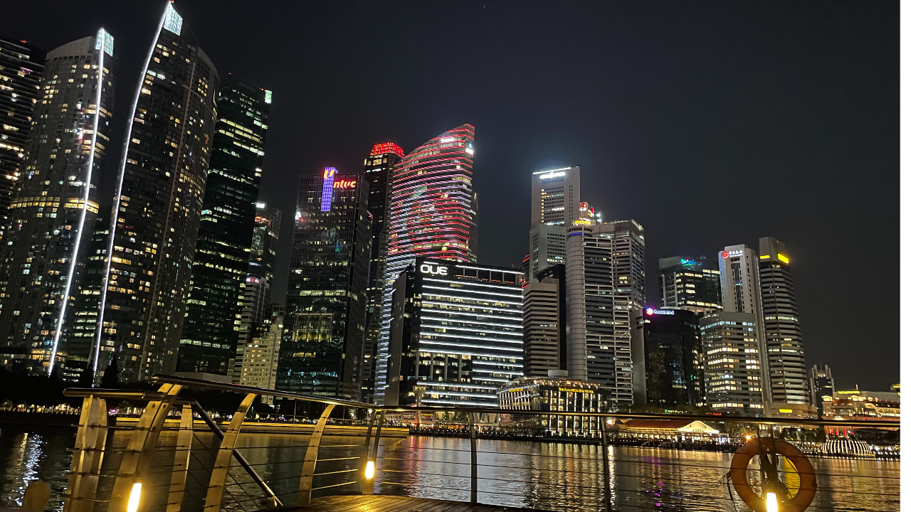 Marina Bay Sands Waterfront Promenade View